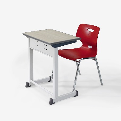 멀티클래식플러스우레탄A/애쉬상판 1인용책상세트 학원용책상의자 수강용 연수용